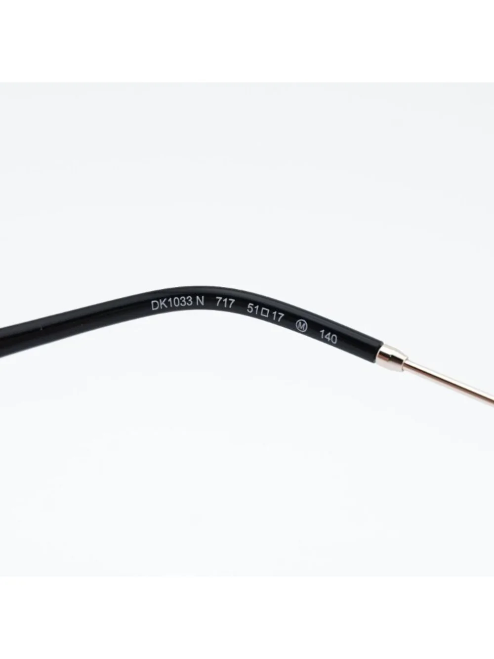 DKNY DK1033N 717 Eyeglasses - Gold 51mm Geometric Frame